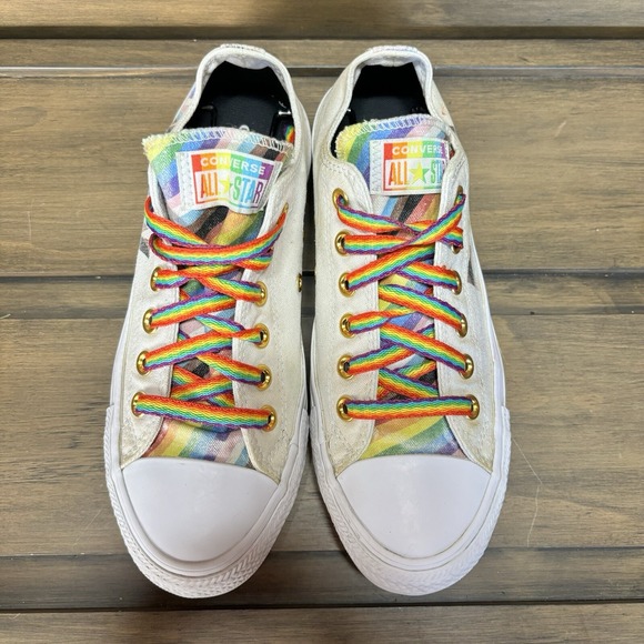 Converse Chuck Taylor All Star Low Mens Size 5 Women's 7 Pride Family Rainbow - Picture 7 of 16